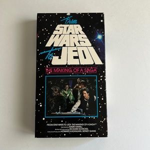 Vintage 1980s Star Wars VHS cassette, the making of a Saga